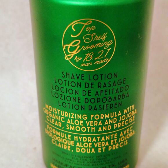 1821 Glide Shave Lotion Spiced Vanilla 6 oz. Mens Pre Shave Shave Aftershave NEW - Picture 3 of 4